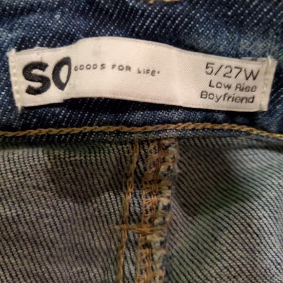 SO Good for Life - Boyfriend Style Low Rise - Distressed Jeans - Picture 3 of 9